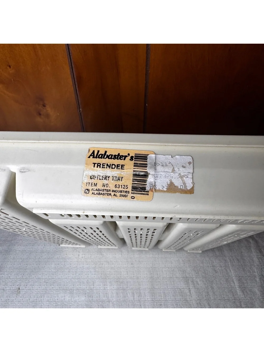 Vintage Alabaster’s Trendee Plastic Cutlery Tray Organizer 11 x 13 - Picture 4 of 6